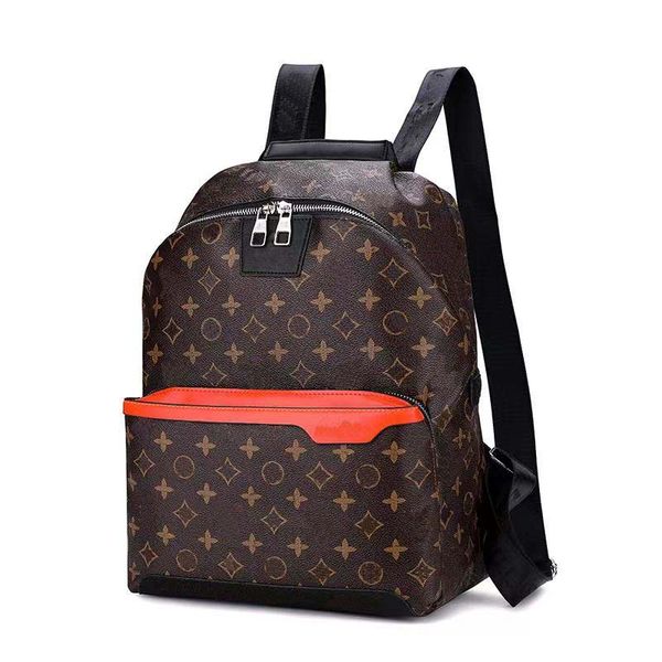 

designers travel backpack business soft leather textured college student bag large-capacity travel duffel bags school back pack mens womens