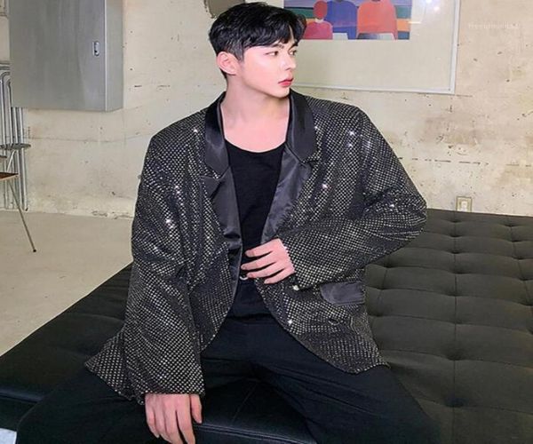 

men039s suits blazers glitter all sequins blazer men designs jacket mens stage singers clothes dance star style dress punk ro6429510, White;black