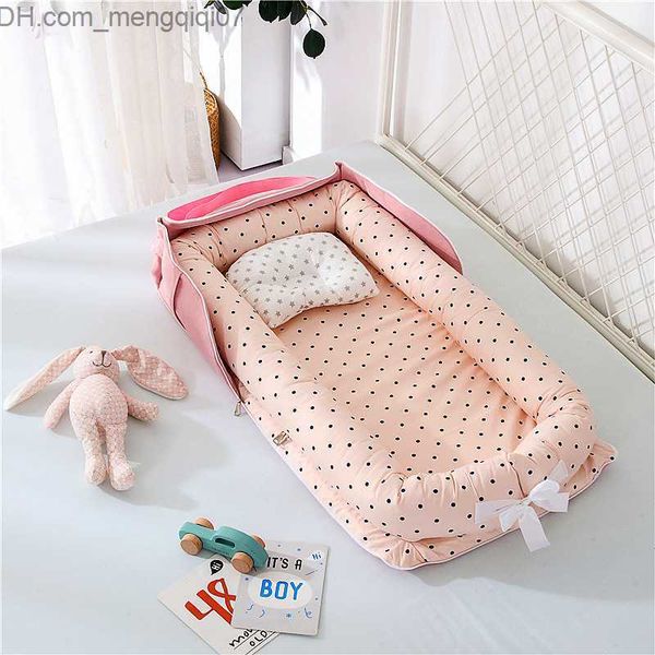 

bassinets cradles baby crib baby cotton cradle suitable for newborns portable crib baby bass bumper 85x45cm nest with pillow z230804