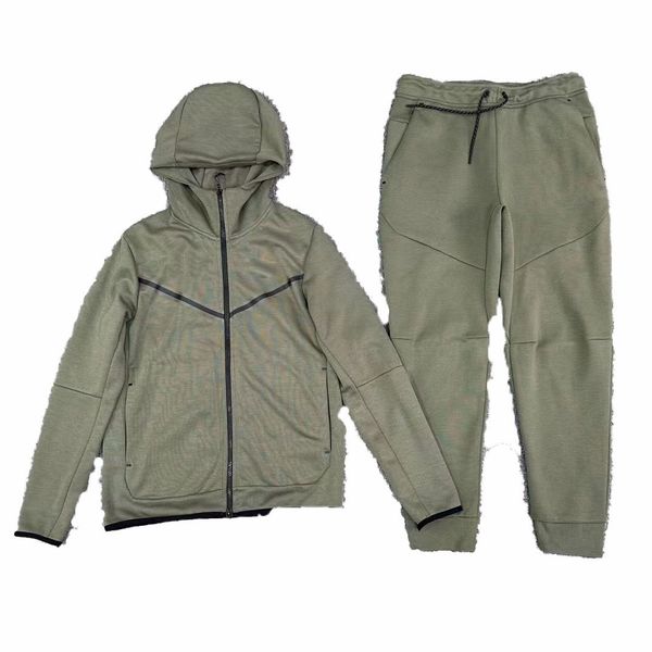 

in the spring of 2023, lovers' cotton knitted zipper leisure sports tide brand suit for men and women sweater suit trend asphalt color., Gray