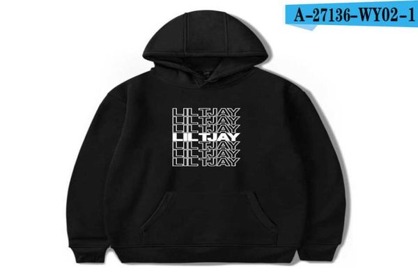 

novelty 2020 lil tjay hoodie casual brand boysgirls hoodies sweatshirts men women clothing street boysgirls lil tjay pullover x03626034, Black