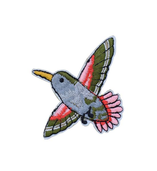 

10pcs beauty bird patches for clothing bags iron on transfer applique patch for jeans sew on embroidery patch diy8395294, Black