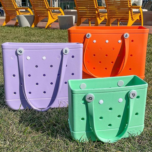 

bogg beach bags tote designer luxury summer fashion plastic shoulder waterproof eva women travel silicone pvc mens clutch handbag basket rub