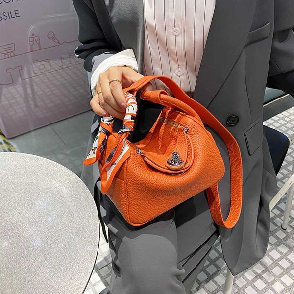 

h ermes lindiss tote bags original edition online store genuine leather womens bag 2023 new fashion mini doctor cow lindi handheld one shoul