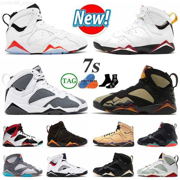 

7 7s women men basketball shoes white infrared black olive cardinal citrus flint new sheriff in town sweater sapphire french blue hare mens