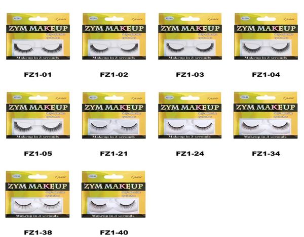 

selfadhesive false eyelashes one touch glue quick application eye lashes transparent dust cover with packaging box temperatu8743443