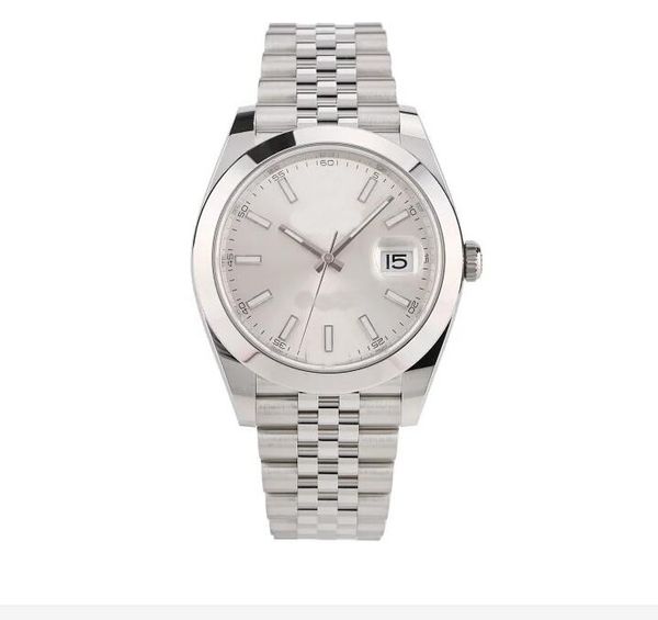 

wholesale mens watch president automatic mechanical movement men watches wristwatch 41mm steel strap waterproof gift-02, Slivery;brown