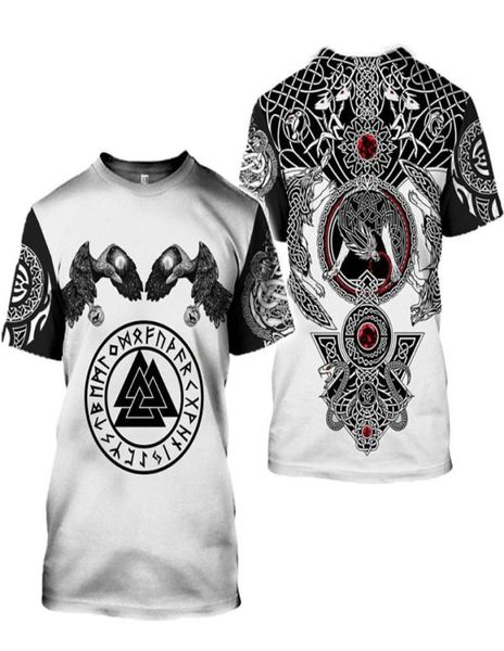 

men039s tshirts shortsleeved tshirt 3d digital printing summer tattoo8553054, White;black