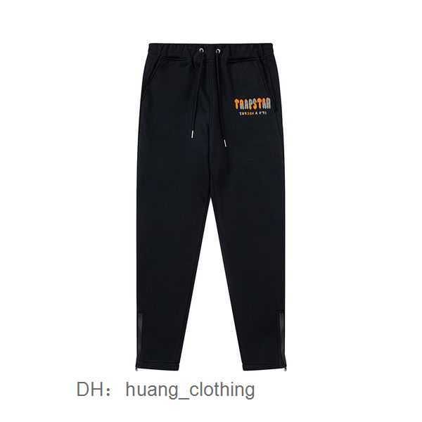 

printed sportswear trapstar men's fashion designer hoodie sweatshirt pants jogging luxurious tracksuit rhude 1 dan5, Black