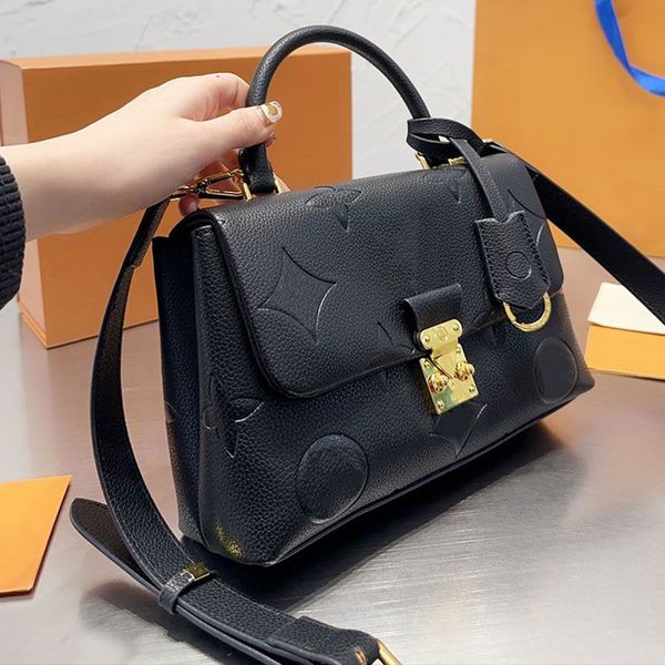 

leather shoulder bag women handbag designer madeleine bb mm crossbody bag m45976 m46041