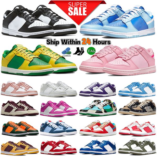

mens womens low casual shoe panda black white designer shoes og sneakers triple pink unc chunky grey fog trainers for men women