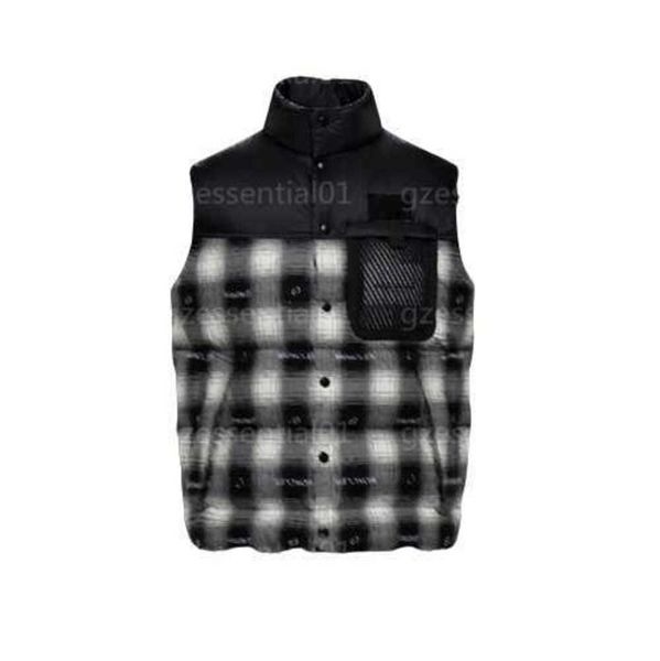 

monclears jacket mens vest designer gilet men winter stylish streetwear high neck sleeveless jacket outdoor fiess designers puffer, Black;white