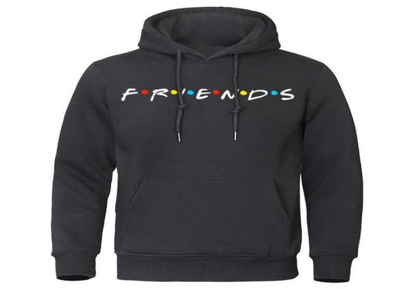 

winter autumn men039s hoodies fashion pullovers friends printed sweatshirts casual tracksuit loose male streetwear t2001031383200, Black