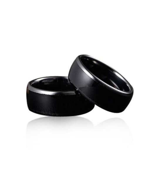 

or uid chip rfid black ceramics smart finger rewrite ring 125khz1356mhz wear for men women access control card48052879738133