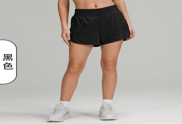 

yoga tracker short 5quot new through women sports shorts solid sports gym sport breeches leggings elastic fitness lady run speed9076127, White;black