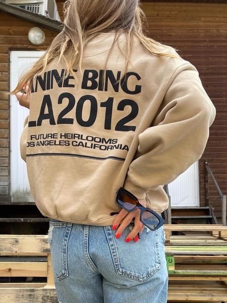 

women s hoodies sweatshirts letter printed for women loose fashion pullovers 2023 spring autumn female vintage sweatshirt 230804, Black