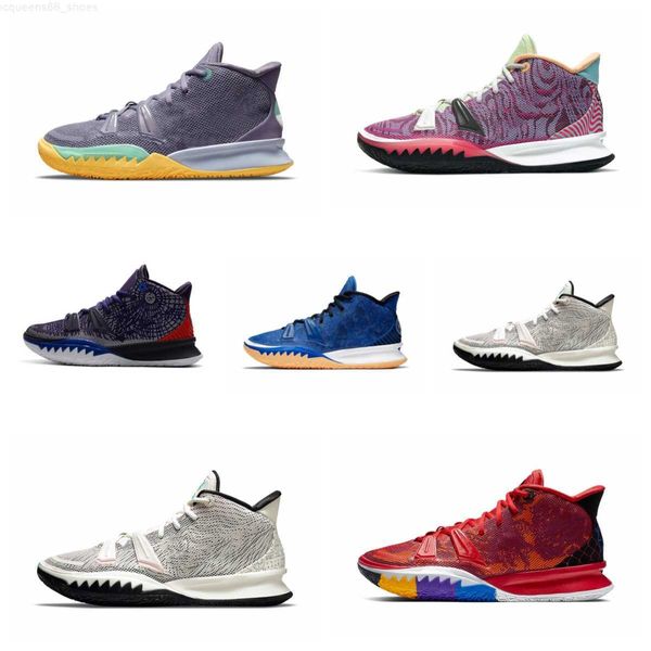 

fashion basketball shoes kyrie 7 kyries 5s basketball shoes one world 1 people chip copa grind 5 mens 7s irving sponge sandy trainers sports, Black