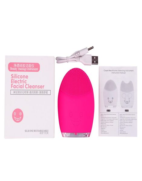 

face cleaning mini electric massager brush washing machine waterproof silicone cleansing tools6825771
