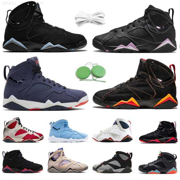 

jumpman 7 7s mens basketball shoes barely grape chambray afrobeats quai 54 sapphire olive pantone citrus bordeaux cardinal raptors men train, Black