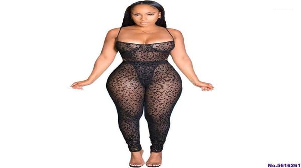 

mesh seethrough leopard two piece set women rave festival clothing bodysuit pants leggings 2 piece club outfits romper12077854, Gray
