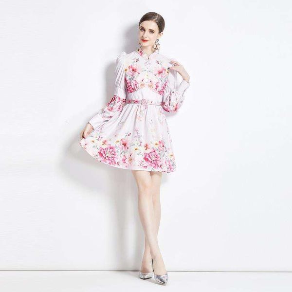 

womens clothing long sleeves sweet floral mosaic fairy short dress, Black;gray
