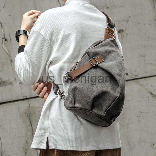 

evening bags canvas batik chest bag retro male shoulder diagonal casual handbag dumpling sling bag large capacity travel leisure rucksack j2