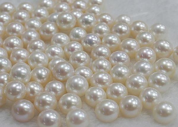 

whole 78mm white natural pearl perfect circle half hole loose beads 02964978107