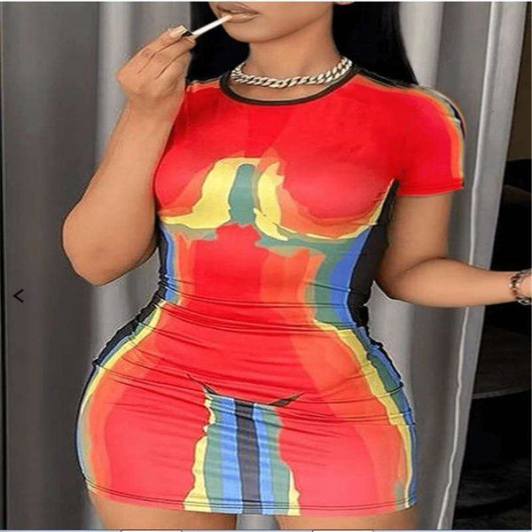 

wind spring womens clothing fashion personality print skirt contrast color slim fit hip dress wholesale, Black;gray