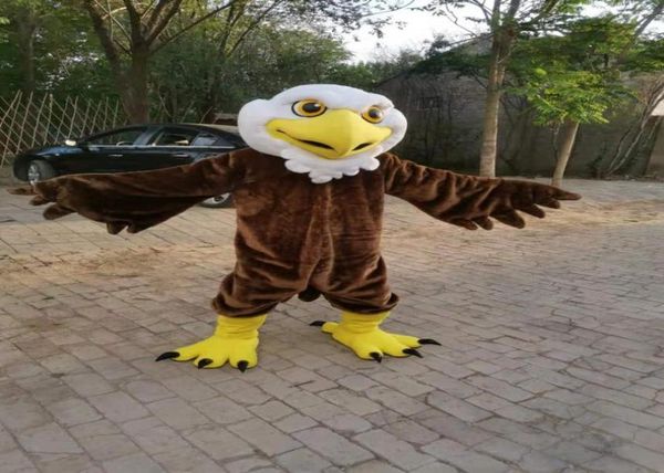 

real picture eagle mascot costume fancy outfit cartoon character party dress8872185, Red;yellow
