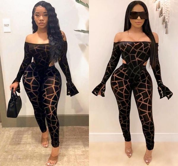 

zkyzwx club birthday outfits mesh sheer plaid two piece set women rave festival clothing bodysuit and pant matching sets y2004044487, White