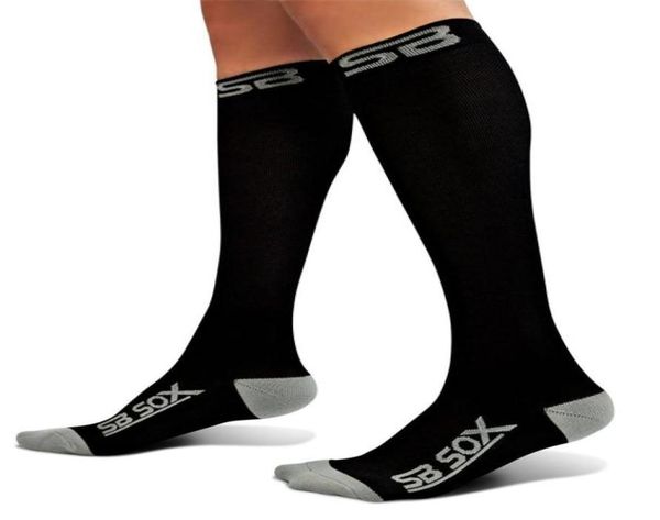 

sb sox compression socks 2030mmhg for men women stockings for running4550646, Black