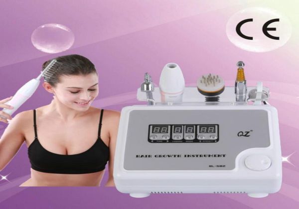 

3 in 1 pro high frequency bio microcurrent hair growth comb scalp care treatment sprayer machine4140662, Black;white