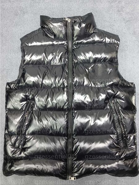 

monclears jacket mens down vest designer vests windproof high collar sleeveless coat zipper letter prints gilet men designers puffer monclai, Black;white