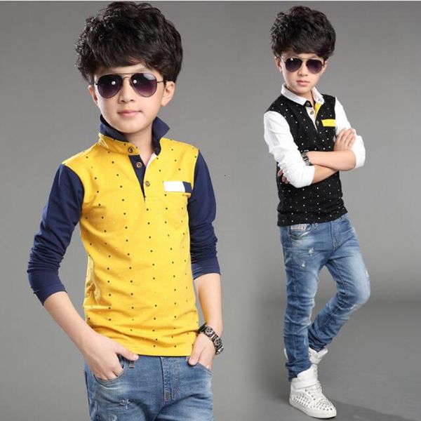 

kids shirts 414 years teens long sleeve plaid shirt boy uniforms children teenage turn down collar school shirts for boys kids clothes 2308, White;black