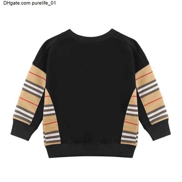 

spring autumn baby boys girls pullover kids long sleeve striped sweaters children casual sweatshirt, Blue
