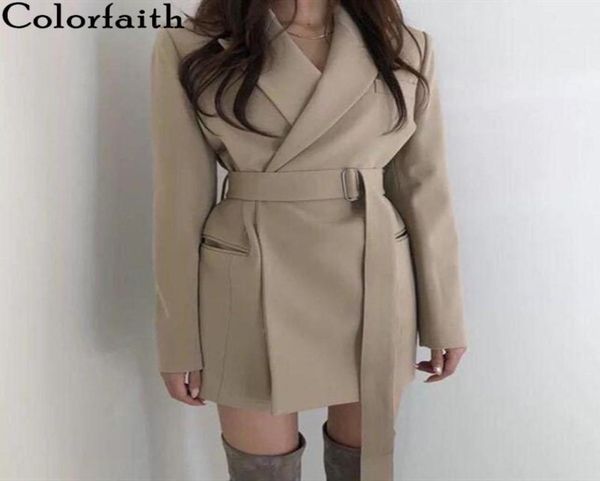 

women039s suits blazers 2022 autumn winter women039s sashes long jackets notched outerwear england style solid cardigan to1830431, White;black