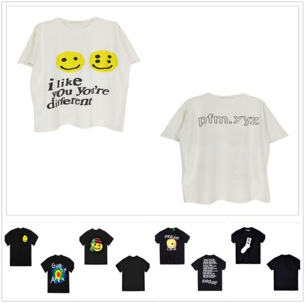 

men t shirt casual t-shirt cpfm face loose quick-drying cotton men's breathable sweat-absorbing training sportswear couple a014251601, White;black