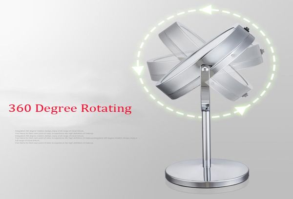 

7 inch 10x or 5x magnifying mirror brightness adjustable make up makeup mirror dual 2 sided cosmetic led mirror7037035