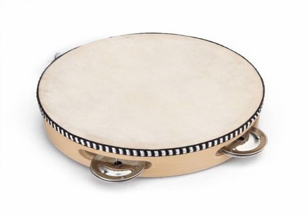 

children039s toy tambourine with wood with 6 quot leather011881057