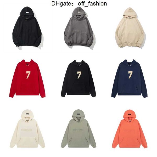 

2023 ess hoodie designer hoodie hairy men's and women's pullover sweatshirt loose hoodie essen hoodie black and white classic casu