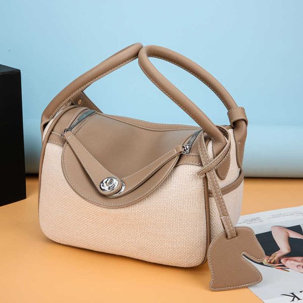

h ermes lindiss tote bags original edition online store small square bag for women 2023 new color contrast portable doctor medicine lindi ca