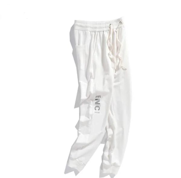 

mens pants designer fashion clothing womens pant autumn winter casual men sports trousers drawstring joggers sweatpants streetwe'', Black