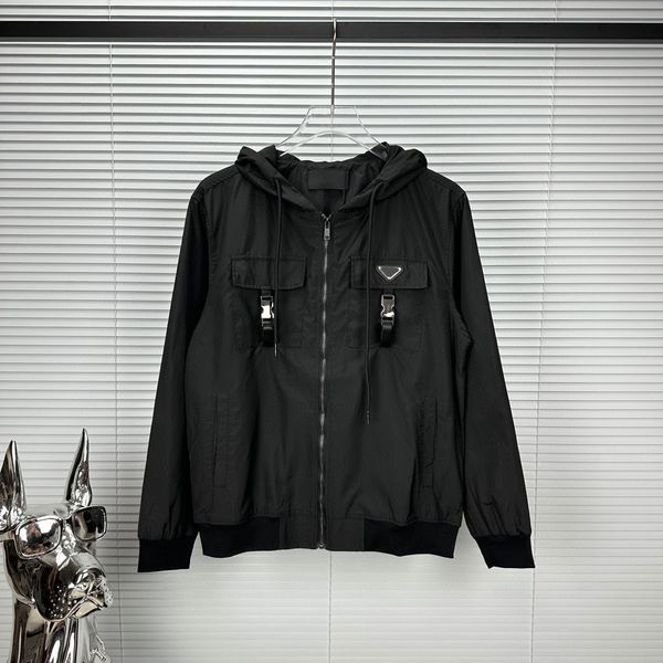 

mens jackets designer coats windbreaker hooded bomber man outwears jackets, Black;brown