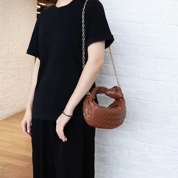 

abottegas tote bag vneta jodie mini teen intrecciato designer autumn and winter dumpling bag leather underarm woven bag crossbody mini chain