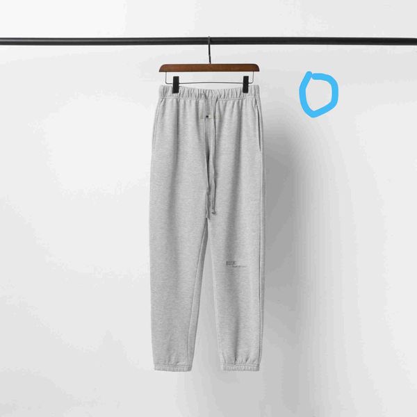 

mens autumn pants joggers fears women of long god cotton luxury sweatpant jogging reflective botton sweatpants casual trouser designer lead, Black