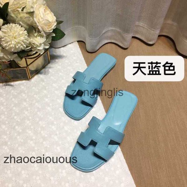 

oran herm bear slipper summer slippers shoes women women's sandal versatile designer color matching leatherm one line for tourism wear