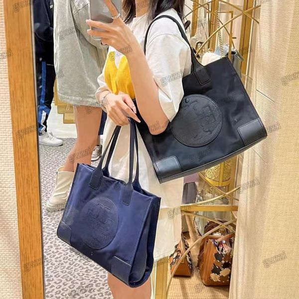 

new fashion tb nylon tote bag eall shopping bag large capacity mommy bag lightweight commuter one-shoulder lapbag