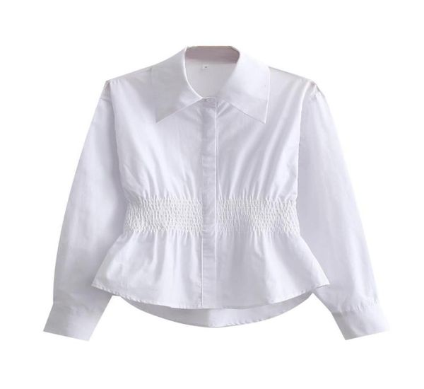 

women039s blouses shirts 2022 spring summer women female polyester shirt brand blouse outwear2313341, White