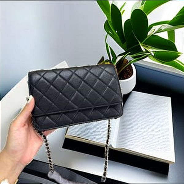 

brand lingge chain wallet 2023 caviar grained sheep delicate sweet women's one shoulder messenger bag slot multi daily five star praise