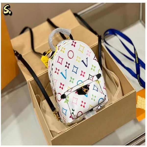 

luxury designer mini backpack bag l backpack women leather shoulder messenger bags purses scholl bag satchel